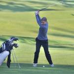 Junior captain Elise Walters was the medalist for Bainbridge in the match against Sequim. Lucy Rector/Courtesy Photos