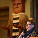 Keynote speaker Stacy Flynn shares innovations made in recycling textile waste products. Nancy Treder/Bainbridge Review photos