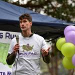 Nancy Treder / Bainbridge Island Review
Greg Nance thanks friends and family for supporting his efforts as he prepares to run 3,000 miles across America beginning April 25 in Long Island, N.Y.