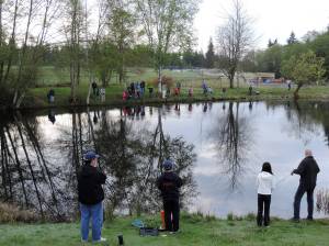 Poulsbo Noon Lions Club will be hosting a "Hooked on Fish Derby" for children 11 and under Saturday from 7 a.m. to 1 p.m. at the horticulture pond behind Poulsbo Middle School. Courtesy Photo