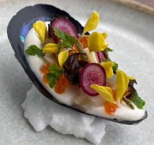 One of the dishes at Seabird. Courtesy Photo