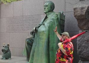 The FDR Memorial was one of the best monuments not seen as often as some others.