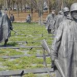 All eyes are on you at the Korean Memorial.