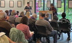 A packed house gathered for the live poetry readings. Courtesy Photo