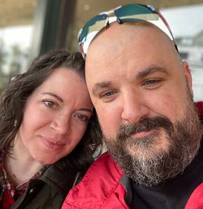 Rachel and pastor Mark Garrard. Courtesy Photo