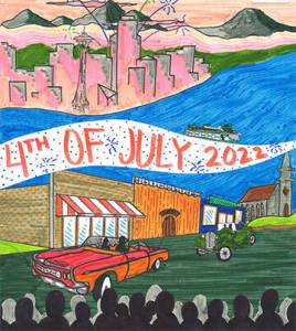 Winning July 4 poster. Courtesy Photo