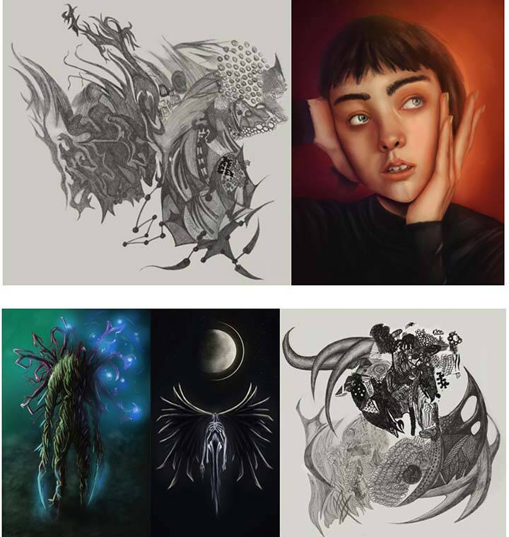 Noah Thompson's honorable mention artwork.