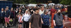 The crowd was huge at the Rotary Auction July 2 on Bainbridge Island. Nicholas Zeller-Singh/Bainbridge Review Photos