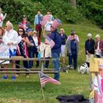 Sandspit July 4th participants gather at Fay Bainbridge Park to sing patriotic songs. Courtesy Photos