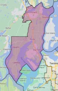 State Senate District 26 Map. Courtesy of WA State Legislature district finder