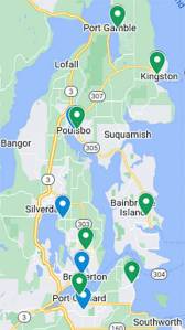Sites of cooling stations. Courtesy map