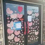Heartfelt notes adorn the entrance of Dairy Queen following Stone Wickhams death.
