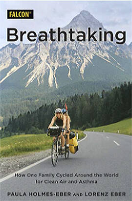 The cover of their book about their worldwide trek.