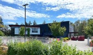 Nancy Treder/Bainbridge Island Review
The Bainbridge Island police-court building is currently under construction on Madison Avenue.