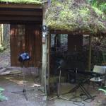 A small space just to the side of the performance area is the orchestra pit, which already had some of the instruments set up for the day. Elisha Meyer/Bainbridge Island Review Photos