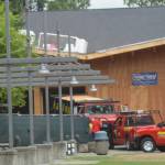 Construction on the Performing Arts Center in Bainbridge is progressing nicely.
