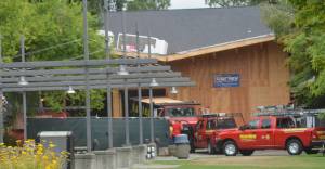 Construction on the Performing Arts Center in Bainbridge is progressing nicely.