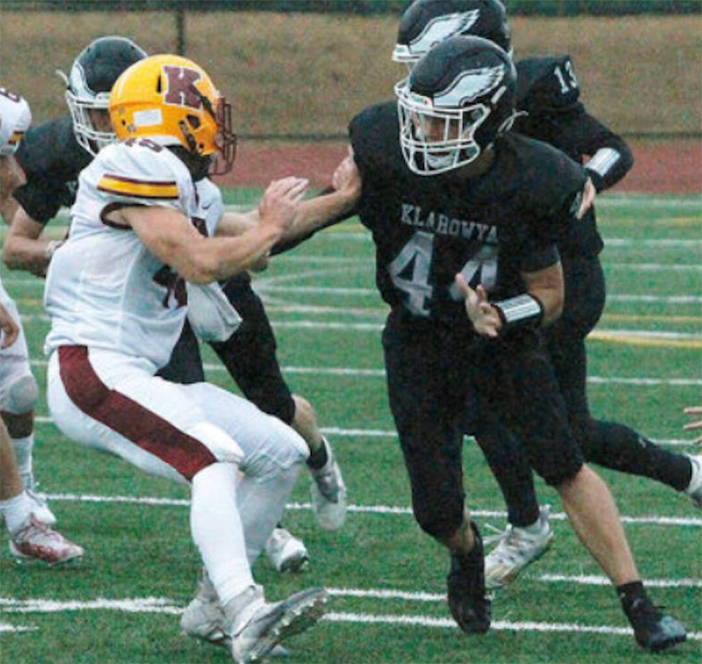 Klahowya defensive core has the potential to be one of the best in Kitsap County after returning several all-league defensive selections.