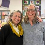 Piper Tupper, owner of Esther's Fabrics (left), and store manager Allison can be your emotional support for all your sewing and craft projects.