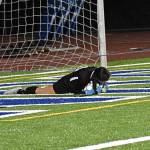 Central Kitsaps Rachael Remnet made a spectacular save during Bainbridges penalty kick attempt.