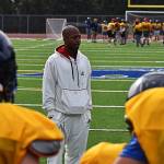 Tyler Lockett watched the Bainbridge starters running their offense at practice.