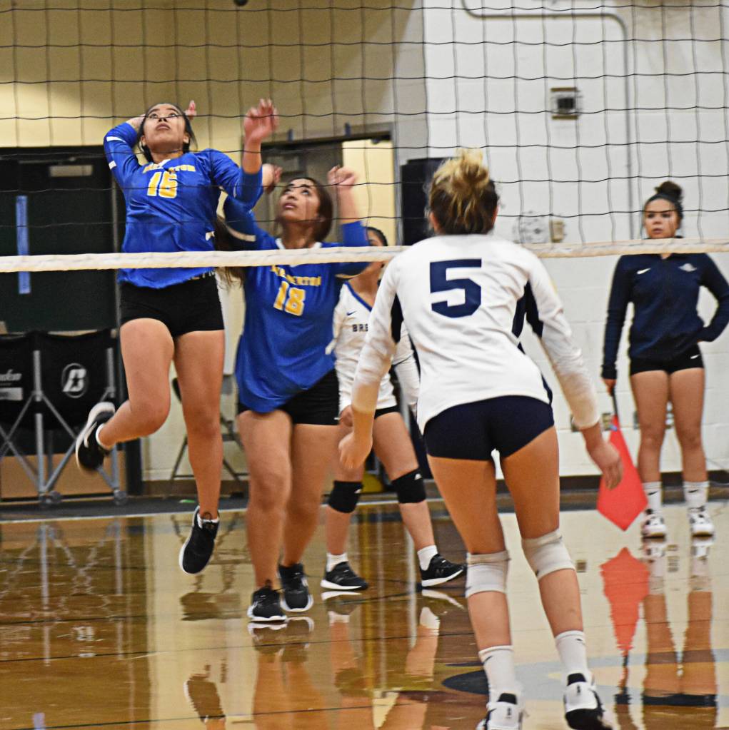 Jilliane Guevara earned several kills, including this one over Spartan Bella Benner.