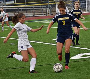 Laine Romney helped lead the Spartans to a clean sheet against Sequim.