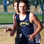 Tom Steen raced alongside his fellow seniors for the final time at Battle Point Park.