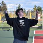 Caen Kirkpatrick served several aces that led to Kingstons lone victory.