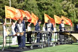 The Bainbridge High School marching band won Best Percussion at the Peninsula Classic Sept. 24 in Gig Harbor.  Nancy Treder/Bainbridge Island Review Photos