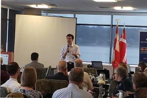Attorney General Bob Ferguson speaks in Bremerton. File Photo