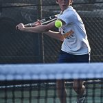 Reed Grandt was unable to play his second set after a long first set.