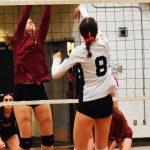 Isabel White responded by killing the ball between Kingstons defenders. Nicholas Zeller-Singh/Kitsap News Group Photos