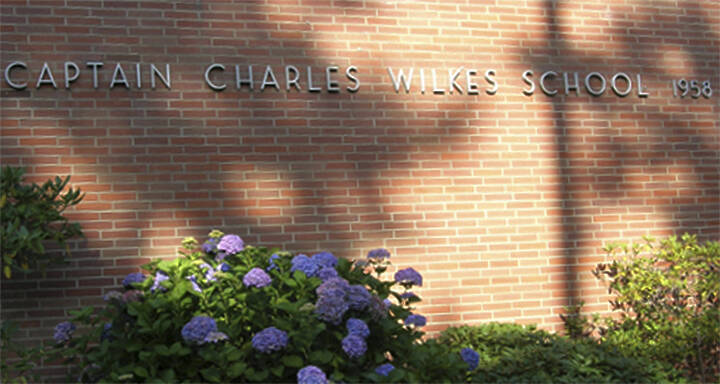 The old Wilkes Elementary School was built in 1958. Courtesy Photo