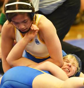 Girls wrestling is becoming more popular in high school. Steve Powell/File Photo