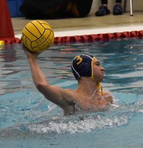 Rylan Hopp scored a couple of goals for the Spartans in the later quarters. Nicholas Zeller-Singh/Kitsap News Group Photos