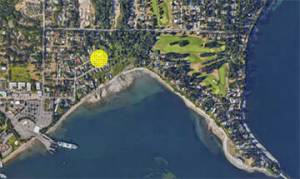 Location of the wastewater treatment plant. Courtesy Image