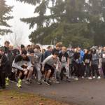 Nearly 900 people turned out for the annual Turkey Trot at Battle Point Park on Thanksgiving Day. Nancy Treder/Kitsap News Group Photos