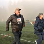Proctor and Deborah Schenk smile all the way to the finish line to beat their previous record by six seconds.