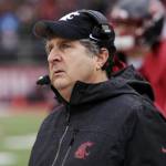 Mike Leach coaching at WSU. Daily Evergreen Courtesy Photos
