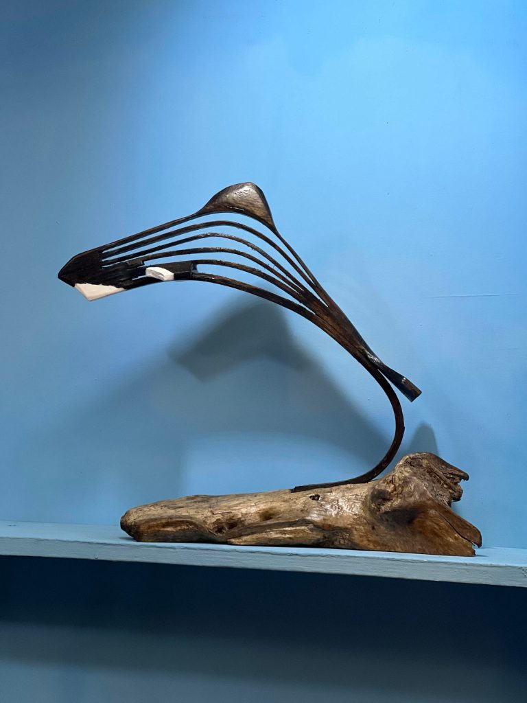 An orca made by Howard Julien.