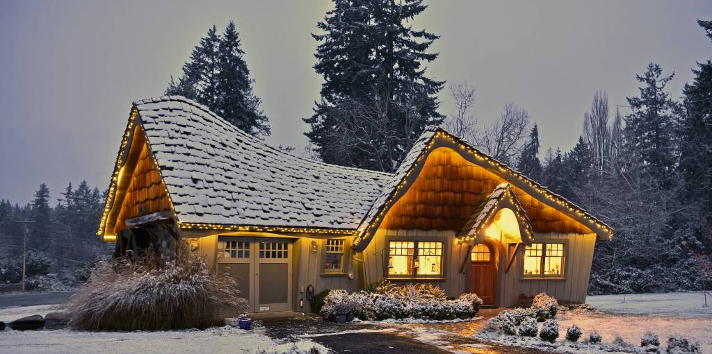 The Hobbit House at 8620 NE High School Road attracts many visitors to the spot.