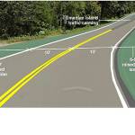 Looking east up the hill on Wyatt Way.