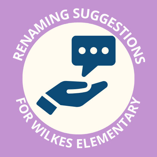 Wilkes Elementary renaming suggestions logo