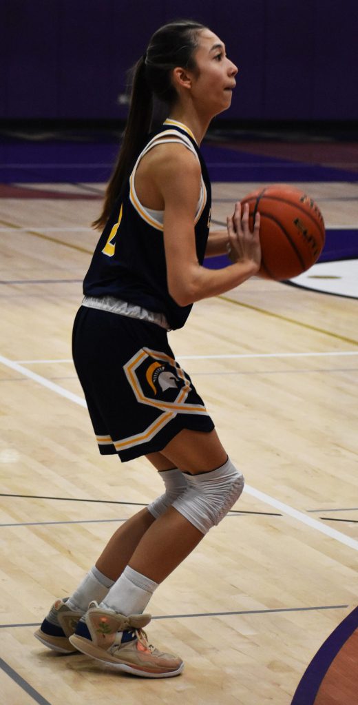 Hannah Bounketh scored 19 points for Bainbridge against North Kitsap.