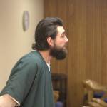 Stephen Clayton is led into the courtroom for his sentencing hearing. Elisha Meyer/Kitsap News Group Photos