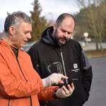 Joe Deets updates Jarrod Moran on his teams findings in Poulsbo and Bainbridge Island.