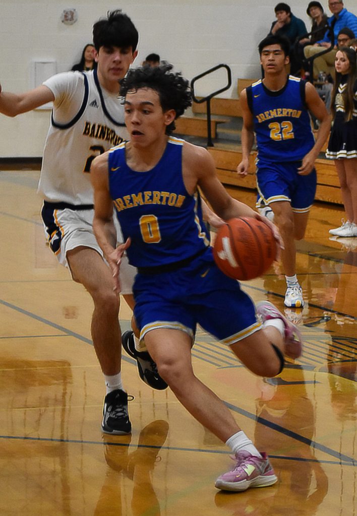 Trevon Pietz pushed the ball in transition for the Knights.