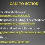 Key contacts to get involved in emergency planning.