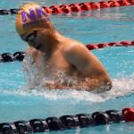North Kitsaps Max Nolan looks to place in the breaststroke event.